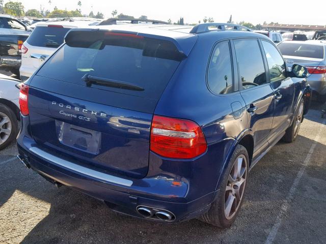 WP1AD29P19LA61100 - 2009 PORSCHE CAYENNE GT BLUE photo 4