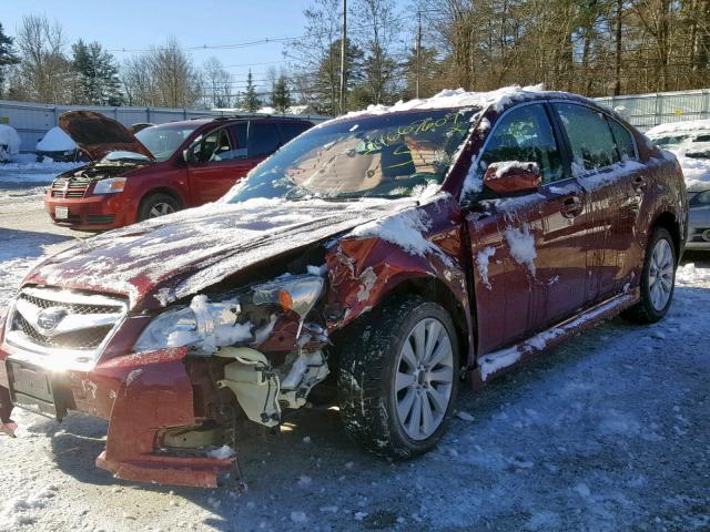 4S3BMDK6XB2228634 - 2011 SUBARU LEGACY 3.6 RED photo 2