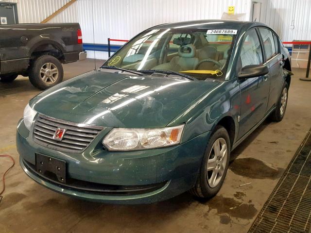 1G8AJ55F37Z149062 - 2007 SATURN ION LEVEL GREEN photo 2
