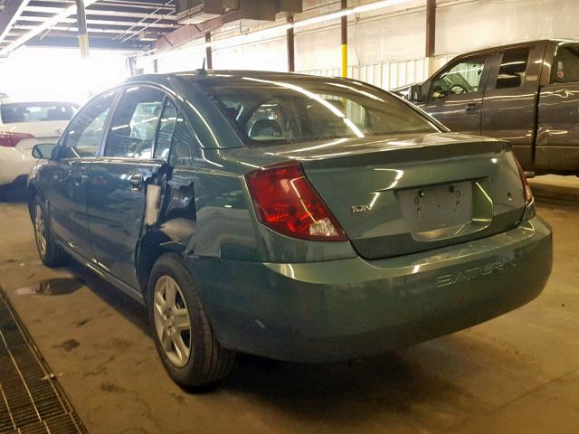 1G8AJ55F37Z149062 - 2007 SATURN ION LEVEL GREEN photo 3