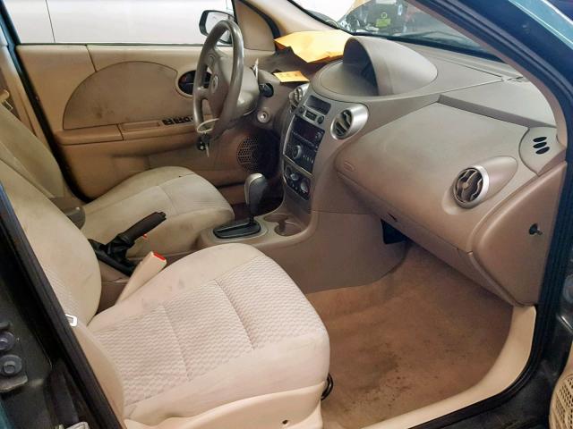 1G8AJ55F37Z149062 - 2007 SATURN ION LEVEL GREEN photo 5