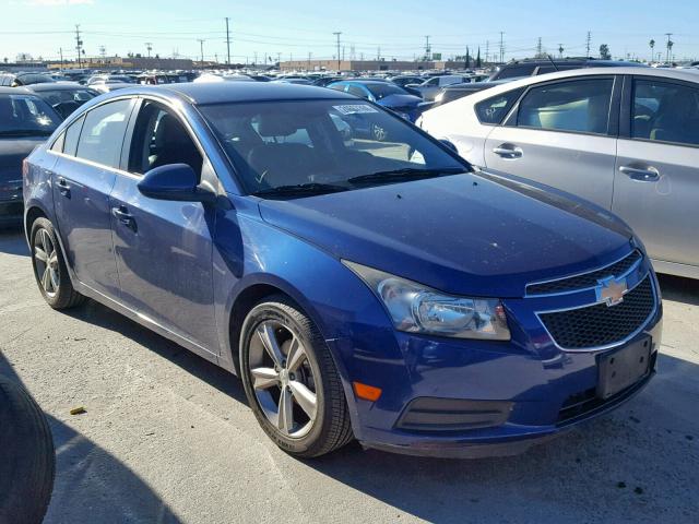 1G1PE5SB4D7157998 - 2013 CHEVROLET CRUZE LT BLUE photo 1