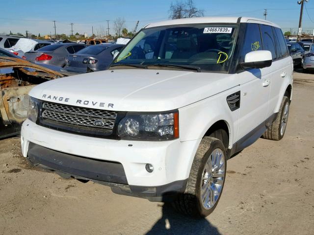 SALSK2D41DA791837 - 2013 LAND ROVER RANGE ROVE WHITE photo 2