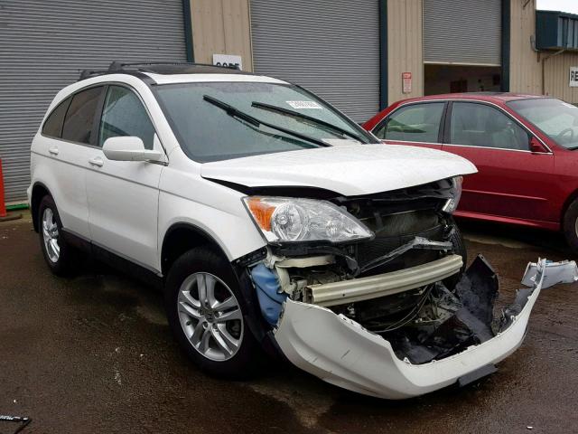 5J6RE4H71BL083340 - 2011 HONDA CR-V EXL WHITE photo 1