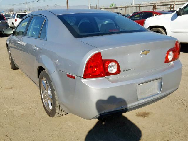 1G1ZC5EB1A4104036 - 2010 CHEVROLET MALIBU 1LT SILVER photo 3