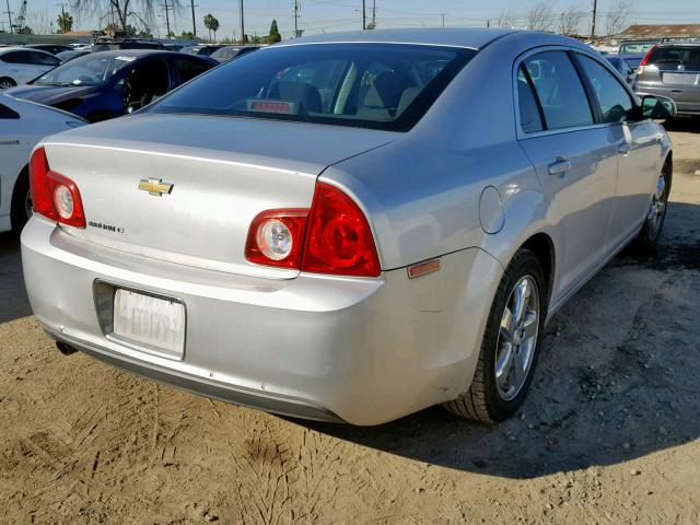 1G1ZC5EB1A4104036 - 2010 CHEVROLET MALIBU 1LT SILVER photo 4