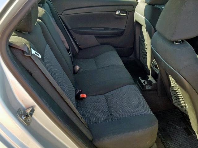 1G1ZC5EB1A4104036 - 2010 CHEVROLET MALIBU 1LT SILVER photo 6