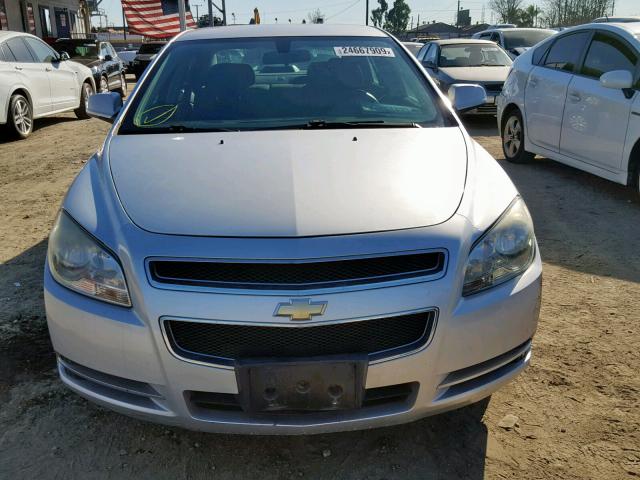 1G1ZC5EB1A4104036 - 2010 CHEVROLET MALIBU 1LT SILVER photo 9