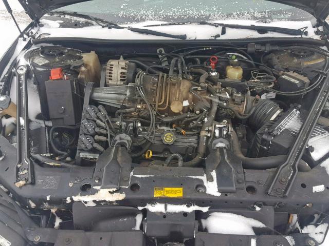 1G2WR5217YF195076 - 2000 PONTIAC GRAND PRIX BLACK photo 7