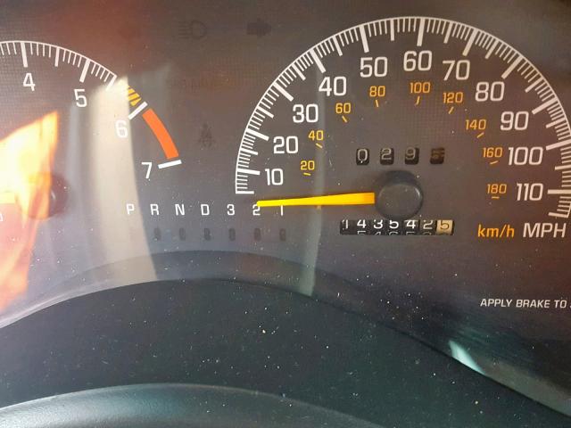 1G2WR5217YF195076 - 2000 PONTIAC GRAND PRIX BLACK photo 8