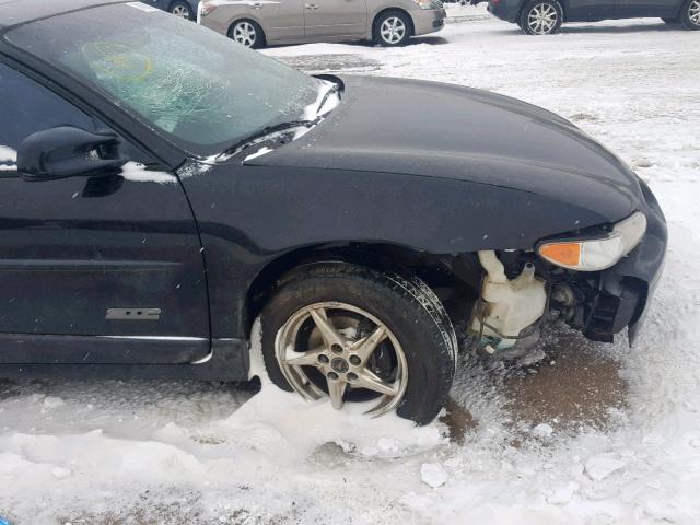 1G2WR5217YF195076 - 2000 PONTIAC GRAND PRIX BLACK photo 9