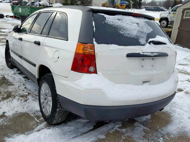 2C4GM48L05R424378 - 2005 CHRYSLER PACIFICA WHITE photo 3