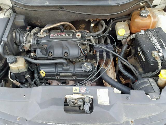 2C4GM48L05R424378 - 2005 CHRYSLER PACIFICA WHITE photo 7