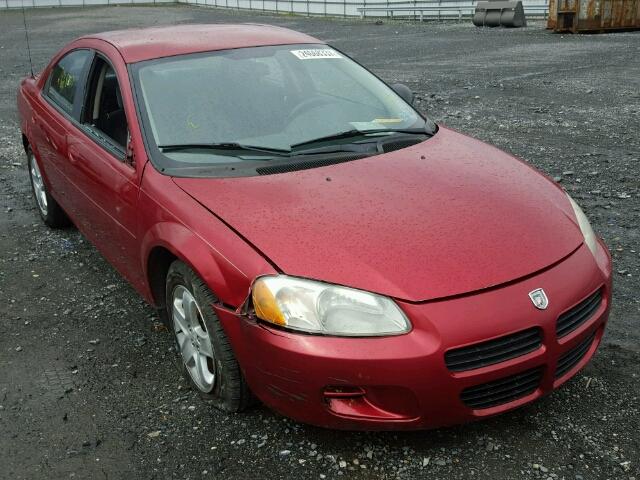 1B3EL46X53N544267 - 2003 DODGE STRATUS SE RED photo 1