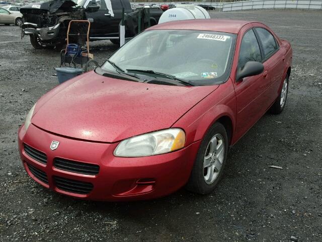 1B3EL46X53N544267 - 2003 DODGE STRATUS SE RED photo 2