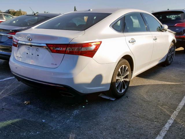 4T1BK1EB6GU219949 - 2016 TOYOTA AVALON XLE WHITE photo 4