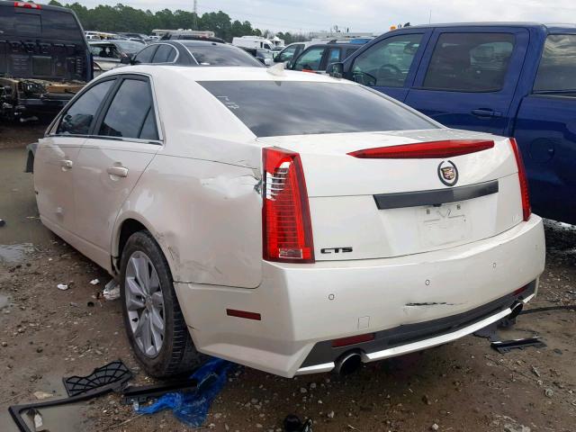 1G6DV5EP6B0137973 - 2011 CADILLAC CTS-V WHITE photo 3