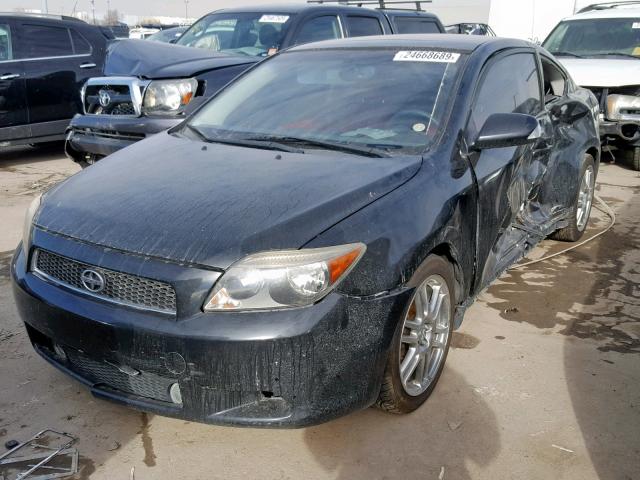 JTKDE177750019754 - 2005 TOYOTA SCION TC BLACK photo 2