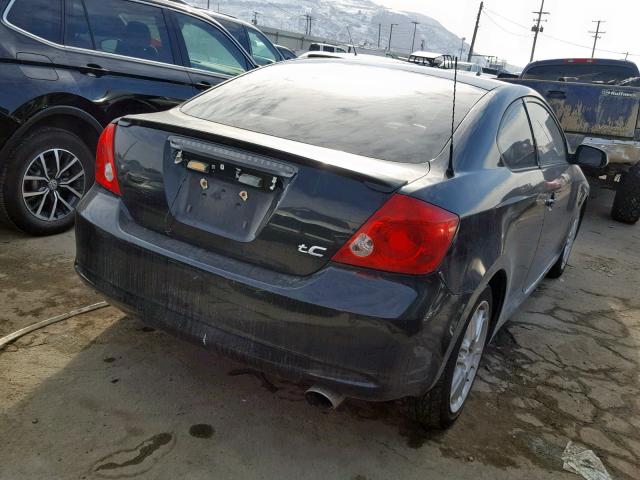 JTKDE177750019754 - 2005 TOYOTA SCION TC BLACK photo 4