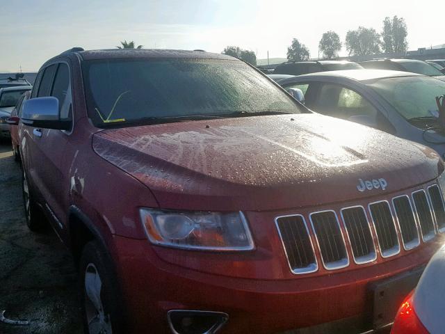 1C4RJFBT5EC115388 - 2014 JEEP GRAND CHER RED photo 1