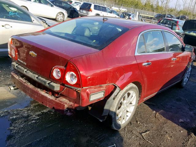 1G1ZE5EB6AF246719 - 2010 CHEVROLET MALIBU LTZ წითელი ფოტო 4