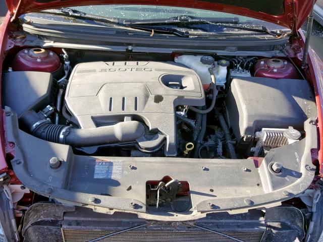 1G1ZE5EB6AF246719 - 2010 CHEVROLET MALIBU LTZ წითელი ფოტო 7