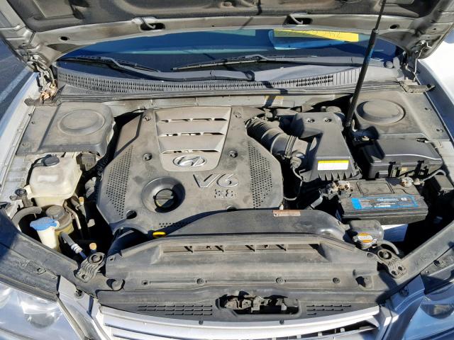 KMHFC46F96A073418 - 2006 HYUNDAI AZERA SE SILVER photo 7