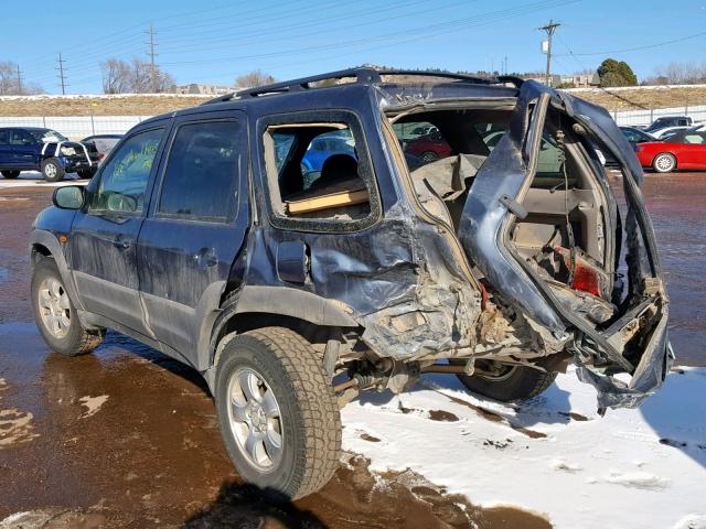 4F2YU06121KM67255 - 2001 MAZDA TRIBUTE DX 蓝色 照片 3