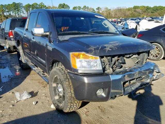 1N6BA0EC8CN320261 - 2012 NISSAN TITAN S CHARCOAL photo 1