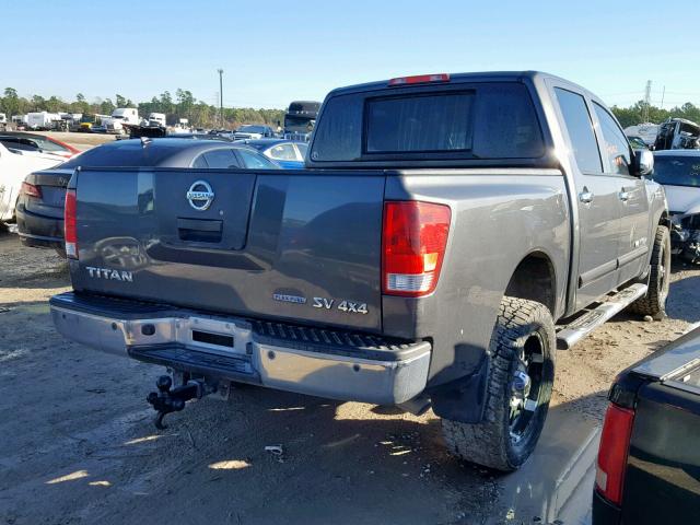 1N6BA0EC8CN320261 - 2012 NISSAN TITAN S CHARCOAL photo 4