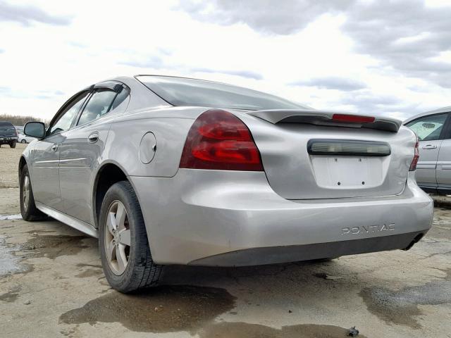 2G2WP552081193719 - 2008 PONTIAC GRAND PRIX SILVER photo 3