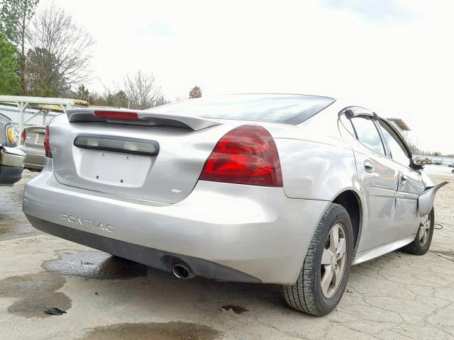 2G2WP552081193719 - 2008 PONTIAC GRAND PRIX SILVER photo 4