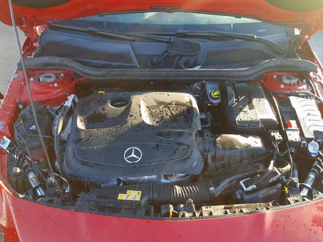 WDDSJ4GB5GN321717 - 2016 MERCEDES-BENZ CLA 250 4M RED photo 7