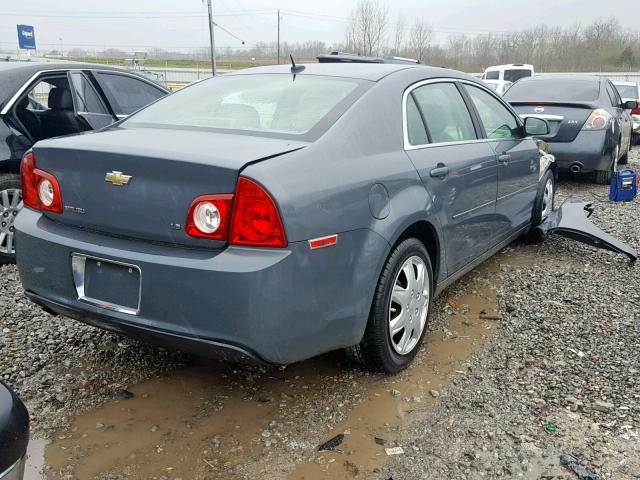 1G1ZG57N194213720 - 2009 CHEVROLET MALIBU LS GRAY photo 4