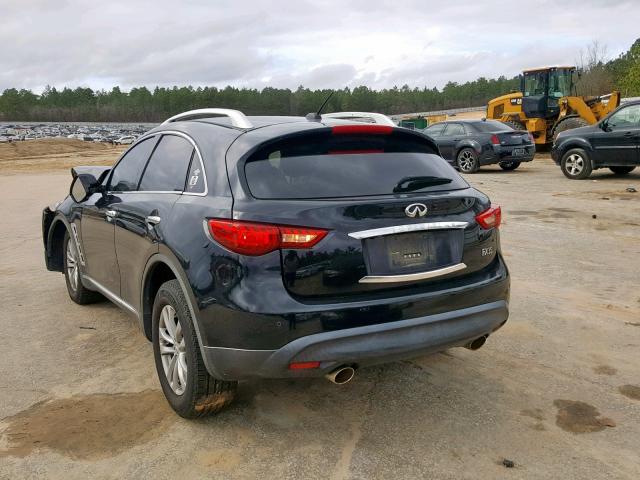 JN8AS1MW7AM855716 - 2010 INFINITI FX35 BLACK photo 3