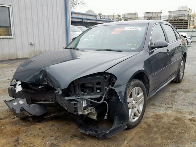 2G1WB5E35E1189673 - 2014 CHEVROLET IMPALA LIM GRAY photo 2