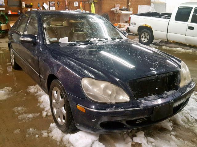 WDBNG83J04A386261 - 2004 MERCEDES-BENZ S 430 4MAT BLUE photo 1