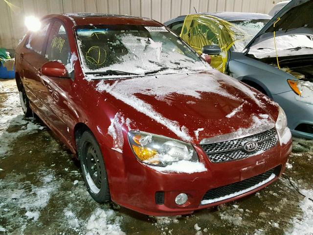 KNAFE221195026651 - 2009 KIA SPECTRA EX BURGUNDY photo 1