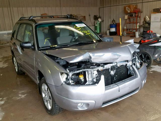 JF1SG63668H714287 - 2008 SUBARU FORESTER 2 SILVER photo 1