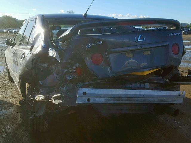 JTHBD192320044664 - 2002 LEXUS IS 300 GRAY photo 3