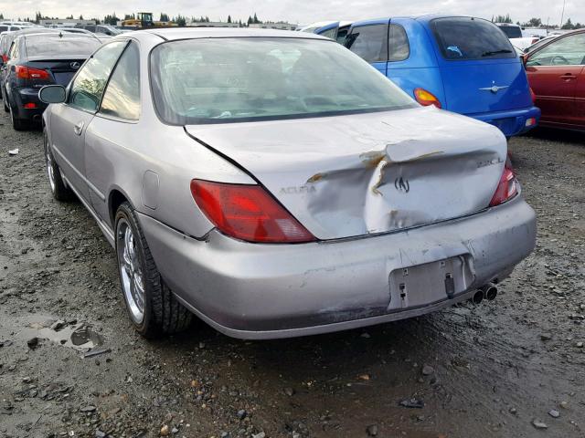 19UYA1258VL014170 - 1997 ACURA 2.2CL Gümüş foto 3