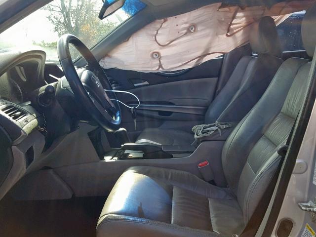 1HGCP26809A089966 - 2009 HONDA ACCORD EXL SILVER photo 5