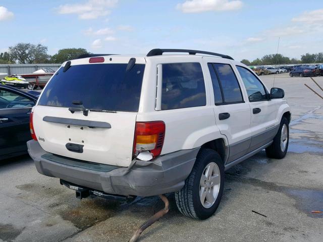 1J4GX48S22C294701 - 2002 JEEP GRAND CHER WHITE photo 4