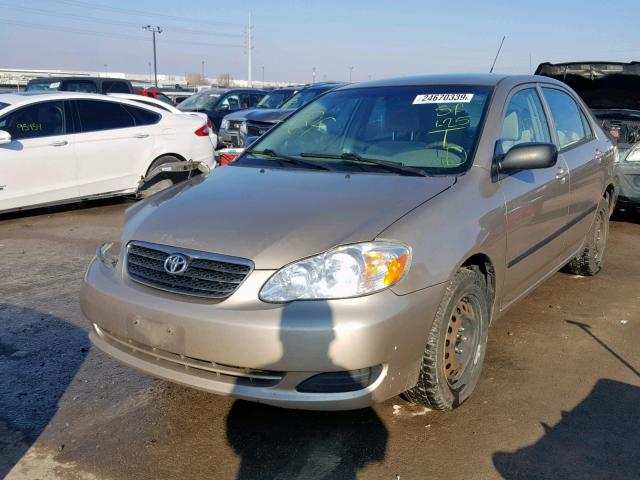 1NXBR32E17Z840537 - 2007 TOYOTA COROLLA CE GOLD photo 2