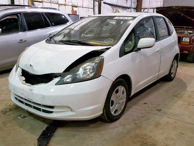 JHMGE8H35CC032151 - 2012 HONDA FIT WHITE photo 2