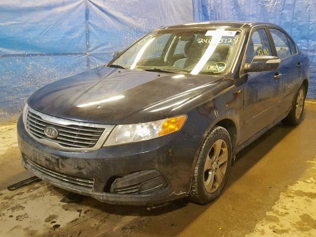 KNAGE228195356839 - 2009 KIA OPTIMA LX BLUE photo 2