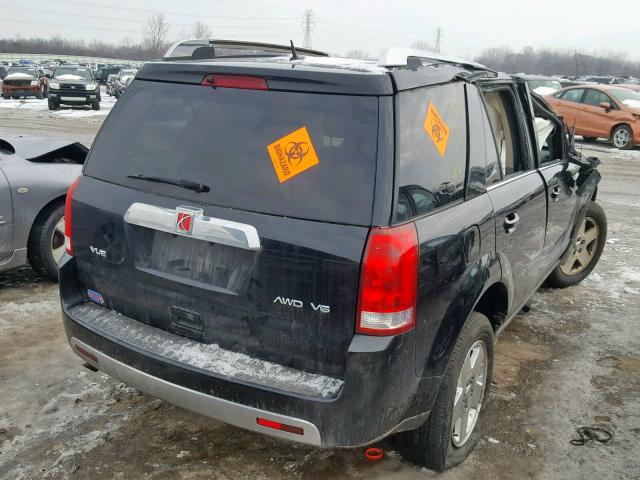 5GZCZ63467S824585 - 2007 SATURN VUE BLACK photo 4