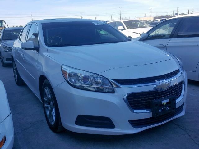 1G11C5SLXFF238257 - 2015 CHEVROLET MALIBU 1LT WHITE photo 1