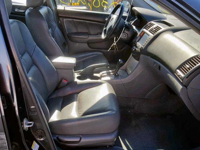 1HGCM56775A132176 - 2005 HONDA ACCORD EX CHARCOAL photo 5