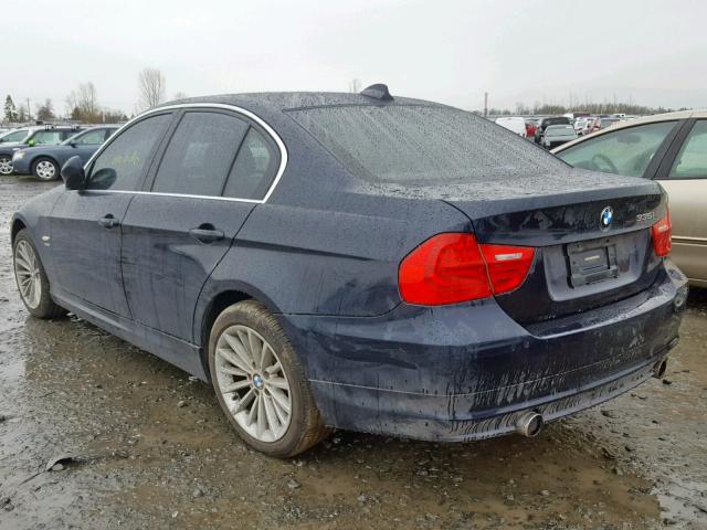 WBAPL3C50AA407548 - 2010 BMW 335 XI BLUE photo 3